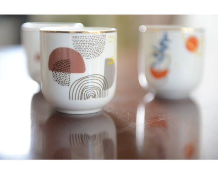 90 ml Art Deco Coffee Cups - veel van 4