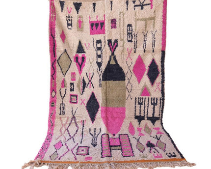 Zuiver wollen Marokkaans Berber-tapijt 179 x 274 cm