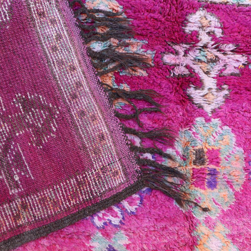 Zuiver wollen Marokkaans Berber-tapijt 202 x 424 cm