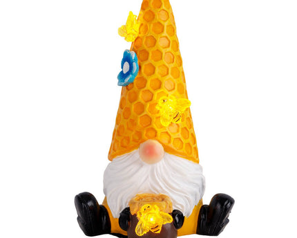 2 Set Deko/Solar Light "Abby", gemaakt van plastic met geïntegreerde LED's, Twilight Sensor, 17 cm hoog