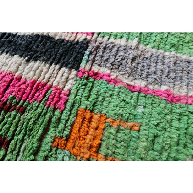 Zuiver wollen Marokkaans Berber halkleed 67 x 360 cm