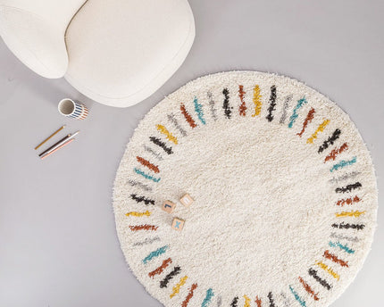ARPEGE zacht rond kindervloerkleed