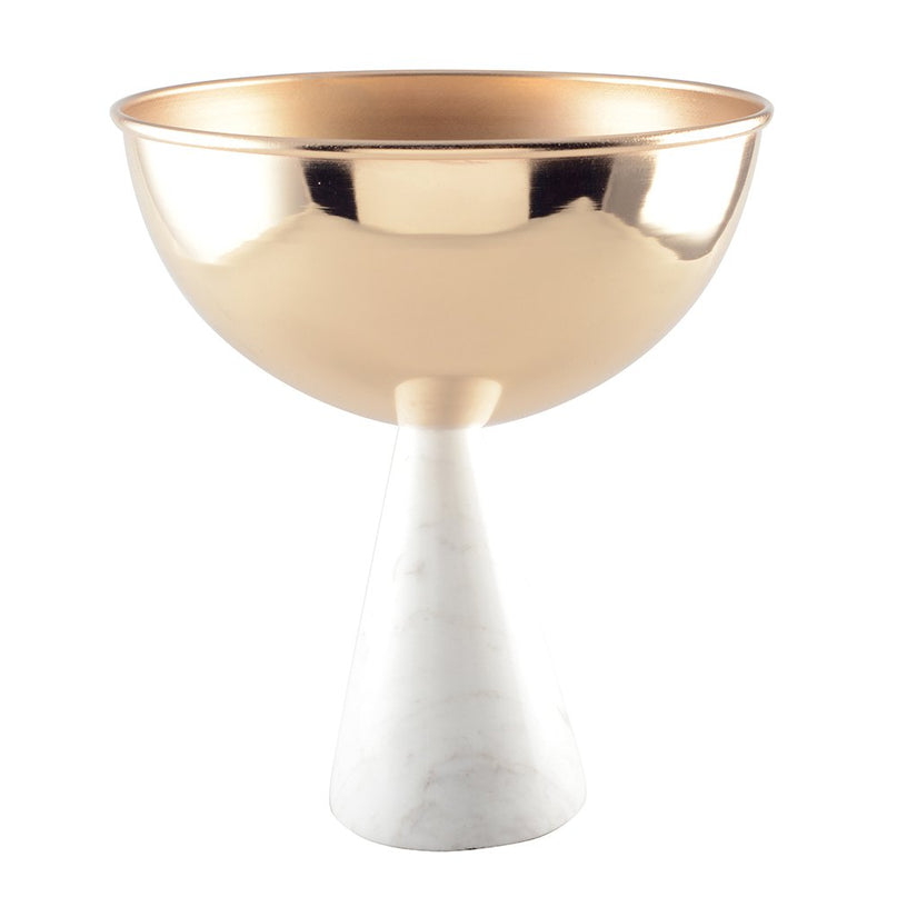 Wit en gouden roze snit 20.5x20.5x24cm