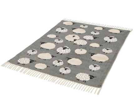 Katoenen kindervloerkleed KLEINE SCHAPEN