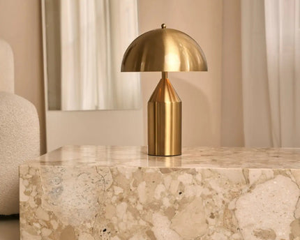 Otto Gold Dressoir Lamp – Stijlvolle metalen tafellamp voor elke kamer