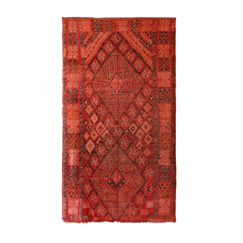 Zuiver wollen Marokkaans Berber-tapijt 159 x 290 cm
