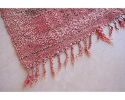 Zuiver wollen Marokkaans Kelim Berber tapijt 144 x 278 cm