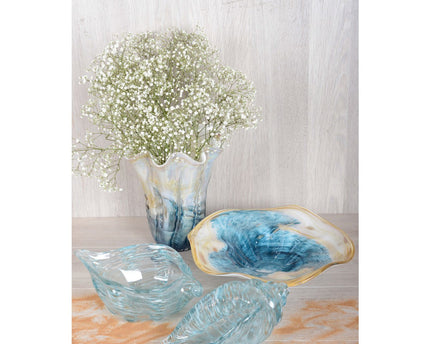 Blue Shell Ocean Cup 27,5x12.5x15cm