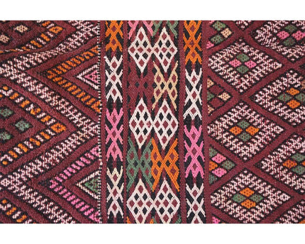Zuiver wollen Marokkaans Kelim Berber tapijt 190 x 311 cm
