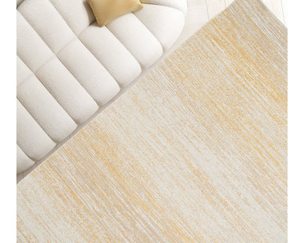 Ontwerptapijt geweven in jute en draden wazig rups