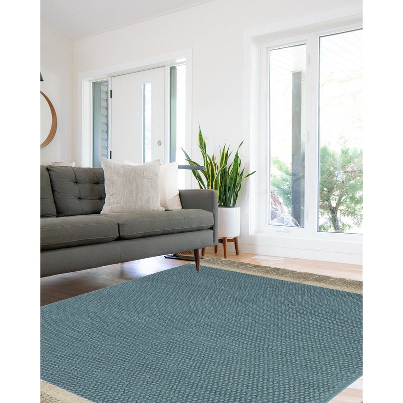 BUBBLES vloerkleed van jute en wol