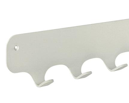 Gorillz Rounded Seven - Wandkapstok - 7 Kapstok Haken - Grijs