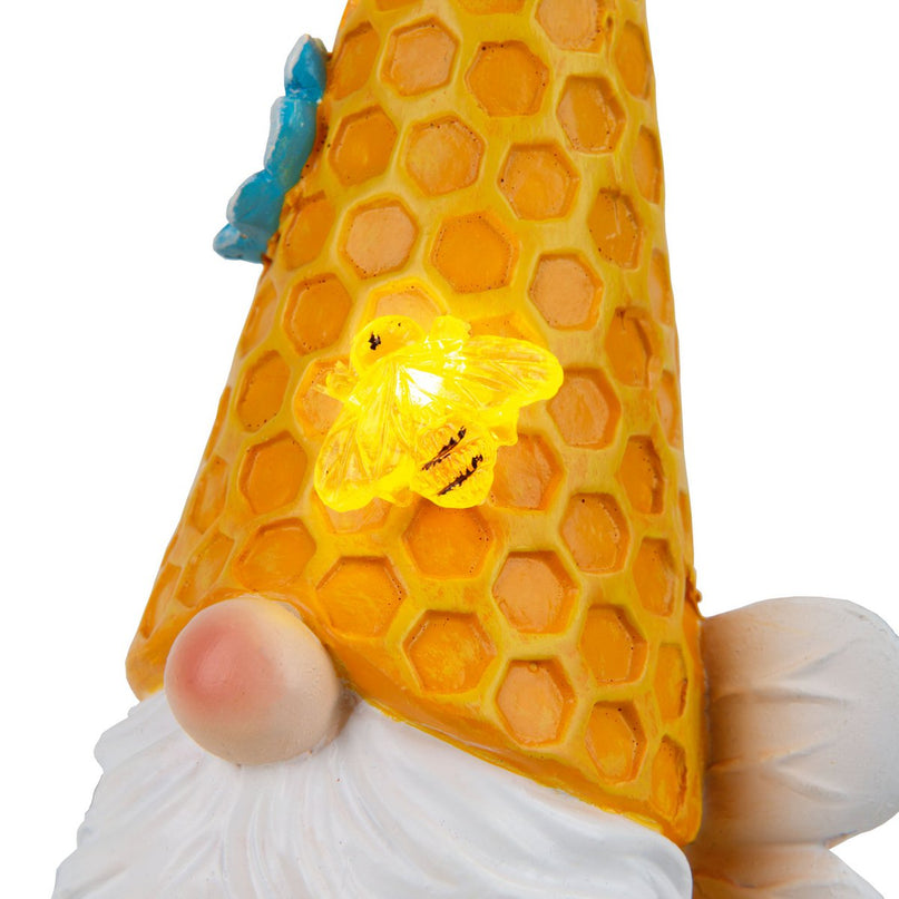 2 Set Deko/Solar Light "Abby", gemaakt van plastic met geïntegreerde LED's, Twilight Sensor, 17 cm hoog