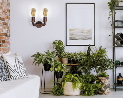 Metalen wandlamp "Vantaa"