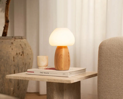 Beer lichtbruin stijlvol oplaadbare lamp-draadloos, dimbaar, milieuvriendelijk ontwerp