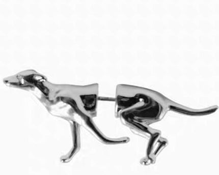 Puppy n Cat Design dubbelzijdige oorbel, één stuk