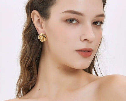 Elegante Camille Flower-oorstekers