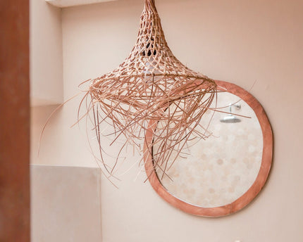 Bamboe Lampenkap met Kwastjes | Natuurlijke lampenkap | Hanglamp GILI