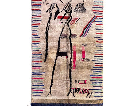 Kleurrijk Berberkleed van M'Rirt 168 x 266 cm