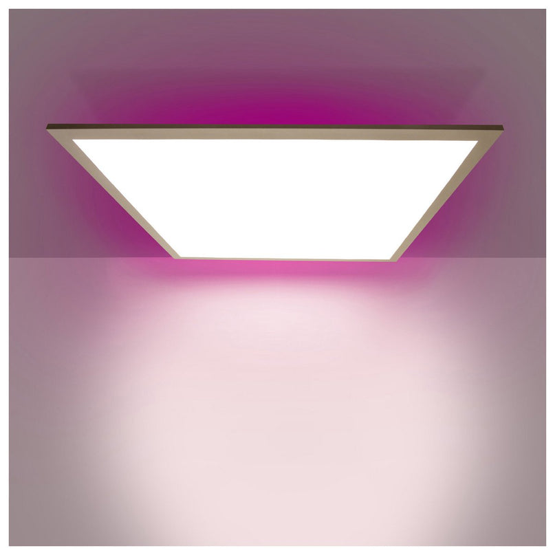Smart Home LED -achtergrondverlichting Paneel zijlengte 45 cm, veel functies, transportlamp gemaakt van metaal en plastic, geïntegreerde LED's