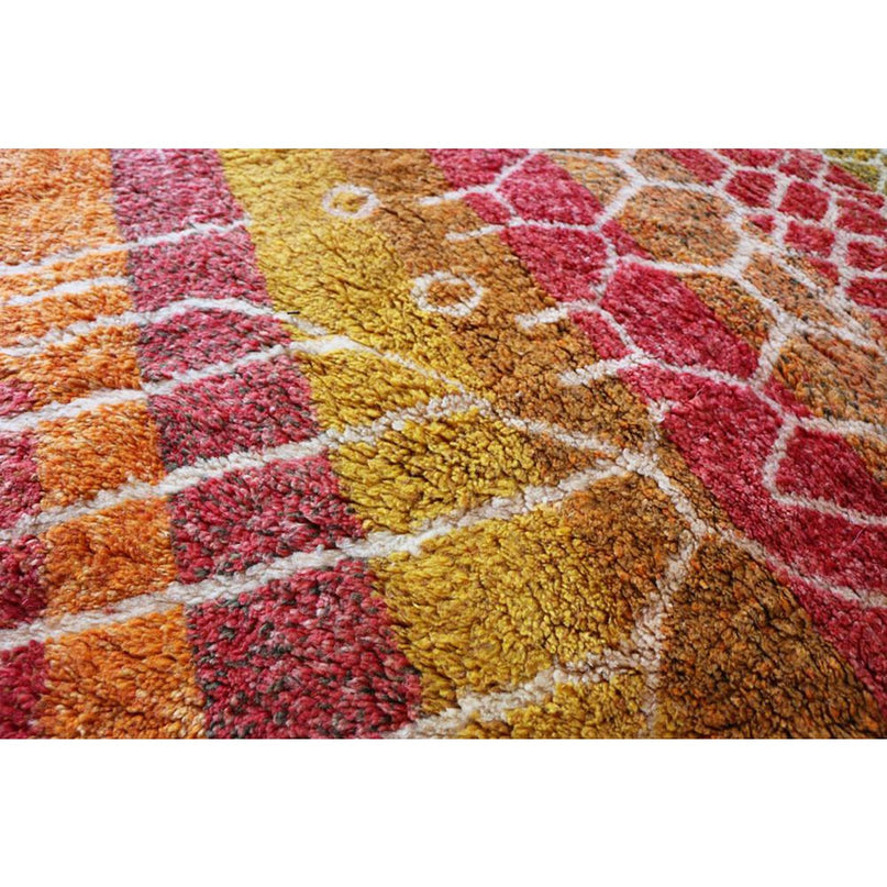 Zuiver wollen Marokkaans Berberkleed 217 x 302 cm