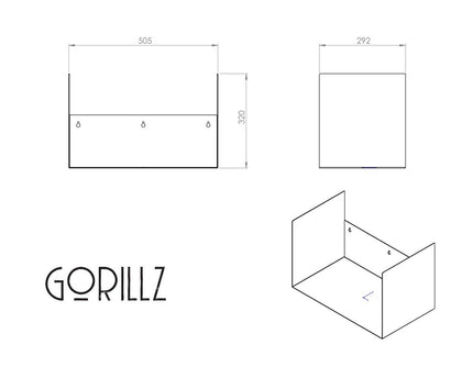 Gorillz Clark Wandrek - Zwart