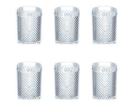 Transparante diamant -transparante acrylwaterlenzen - veel van 6