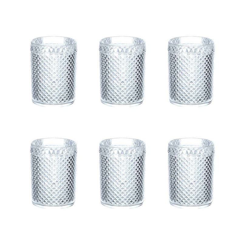Transparante diamant -transparante acrylwaterlenzen - veel van 6