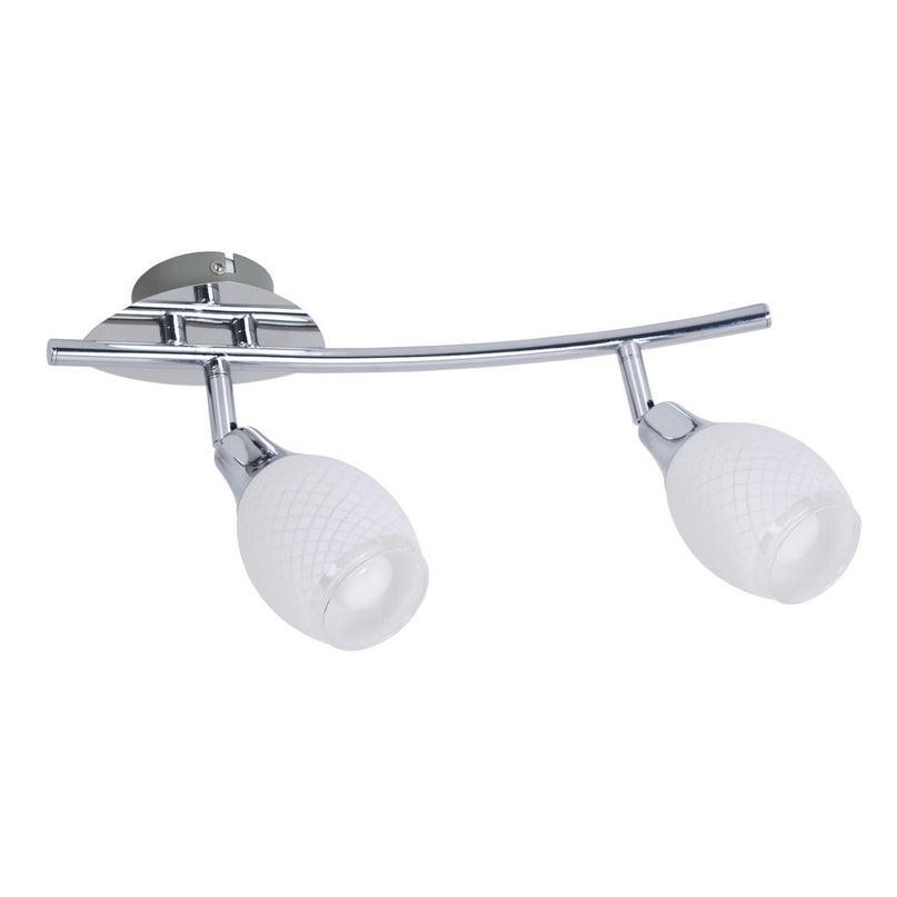 2 LED wand- en plafondrails "Rome"