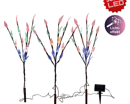 Set van 3 LED grondspiesen voor buitendecoratie