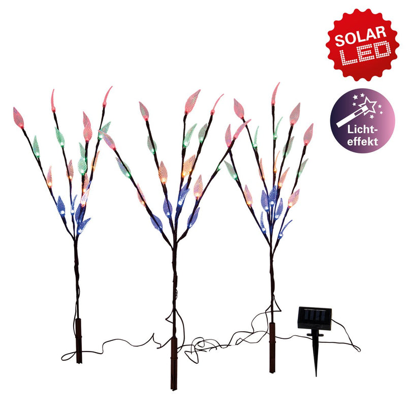 Set van 3 LED grondspiesen voor buitendecoratie