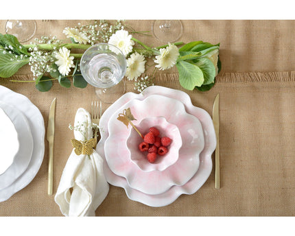 Golden Butterfly Dessert Spoon - veel van 6
