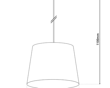 Hanglamp "White Wood" met takdecor