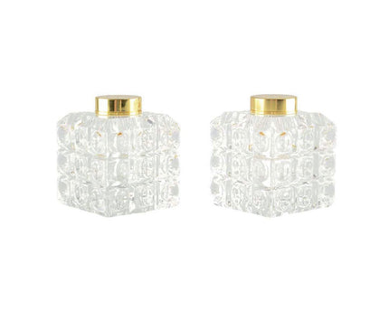 Zout en pepers goud 5x5x5cm