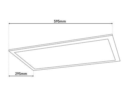 LED -sensorpaneel "Alegre" lengte 59,5 cm, veel functies, montagelamp inclusief beugel gemaakt van metaal en plastic, geïntegreerde leds warm wit