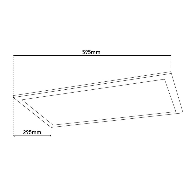 LED -sensorpaneel "Alegre" lengte 59,5 cm, veel functies, montagelamp inclusief beugel gemaakt van metaal en plastic, geïntegreerde leds warm wit