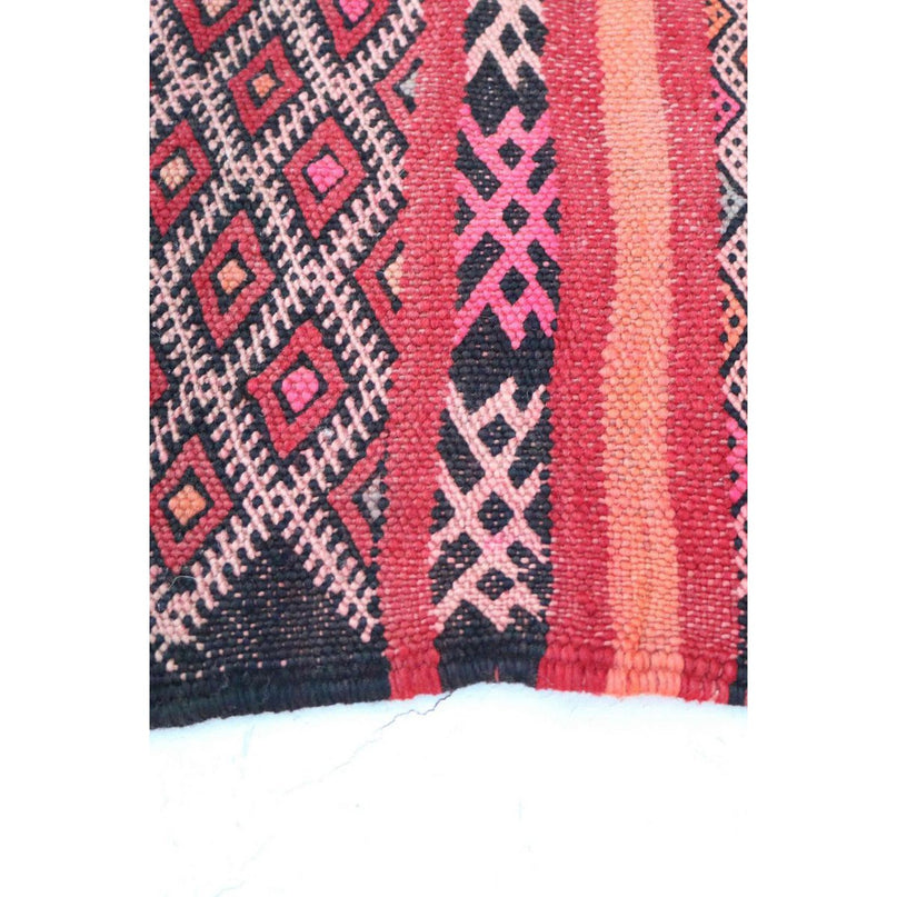Zuiver wollen Marokkaans Kelim Berber tapijt 150 x 285 cm