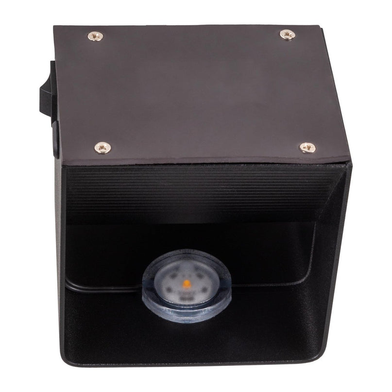 Cordy-wall licht "kubus" magnetisch, ca. 10 x 10 cm, gemaakt van black metal, met bewegingssensor