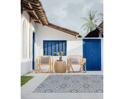 Nazare exterieur interieur grafische tapijt