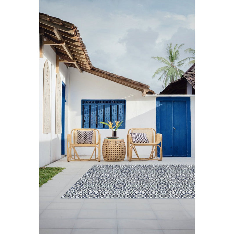 Nazare exterieur interieur grafische tapijt