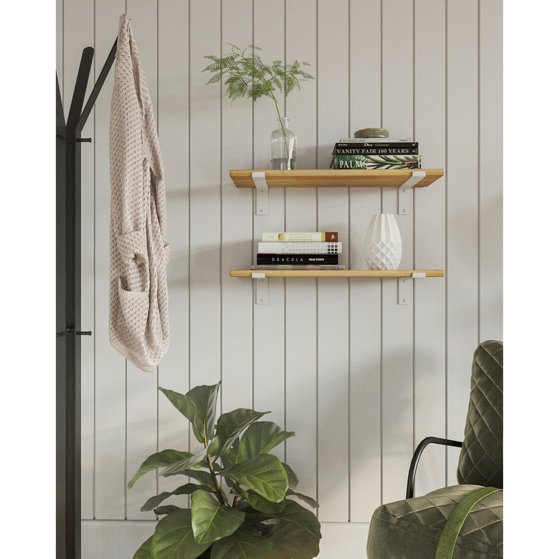 Gorillz Wagon Plankdragers  25 CM - 2 Stuks - Wit