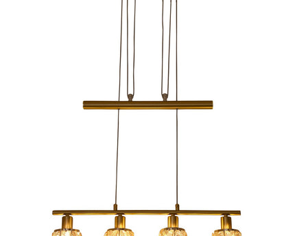 LED balanceerpendellamp "Josefa" E14 kooldraad