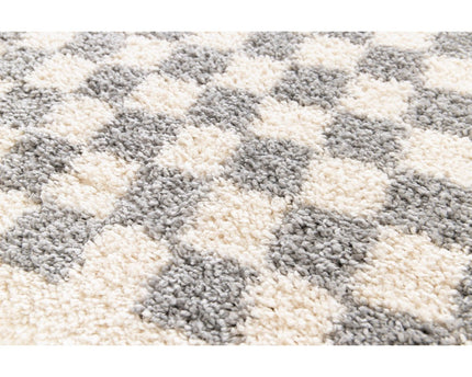 Tapis à poil haut doux en comfortabele CHECKERS