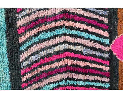 Zuiver wollen Marokkaans Berber halkleed 78 x 371 cm