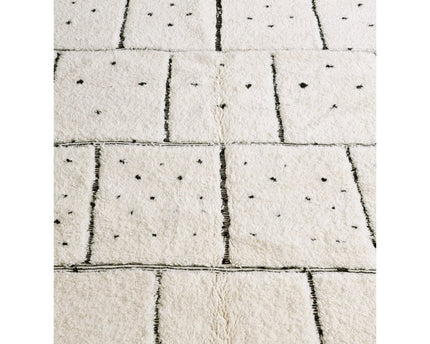 Authentiek Berber vloerkleed van Khouribga-wol 200 x 300 cm