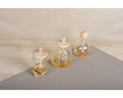 Ronde honingpot 8x8x13cm