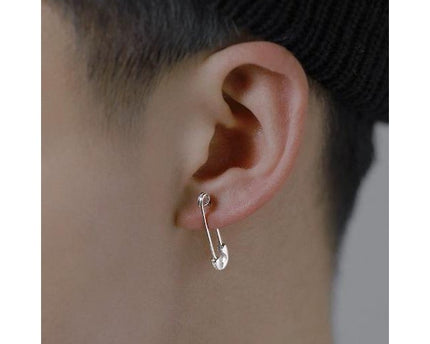 Unieke minimalistische paperclip-oorbellen - één paar