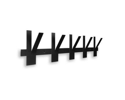 Gorillz Incision - Kapstok - Wandkapstok - 10 Kapstok haken - Metaal - Zwart