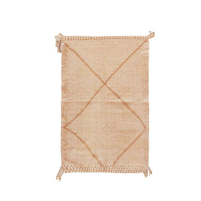 Zuiver wollen Marokkaans Kelim Berber tapijt 102 x 167 cm