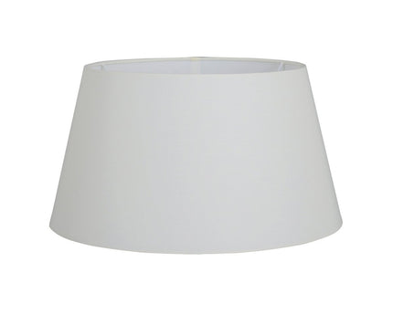 Lampenkap voor tafellichten, Ø 40 cm, Ø boven 30 cm, 22 cm hoog, polyester katoenen mengsel in beige.